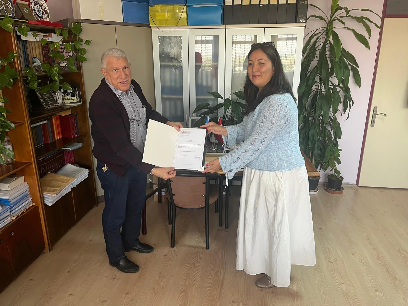 Almatı Teknoloji Üniversitesinden Bölümümüze Akademik Ziyaret